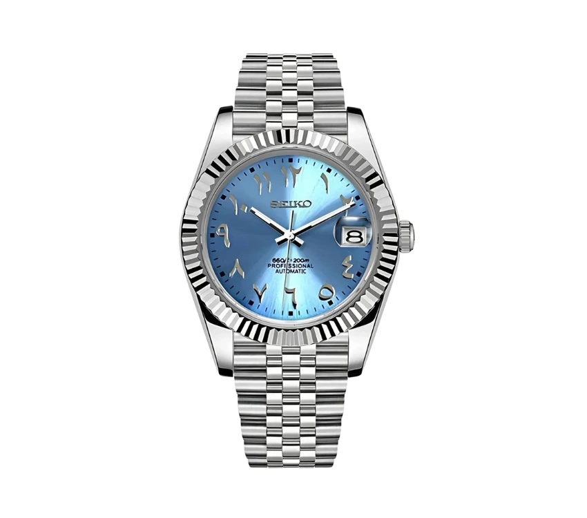 Seiko DJ Light Blue - G-custom
