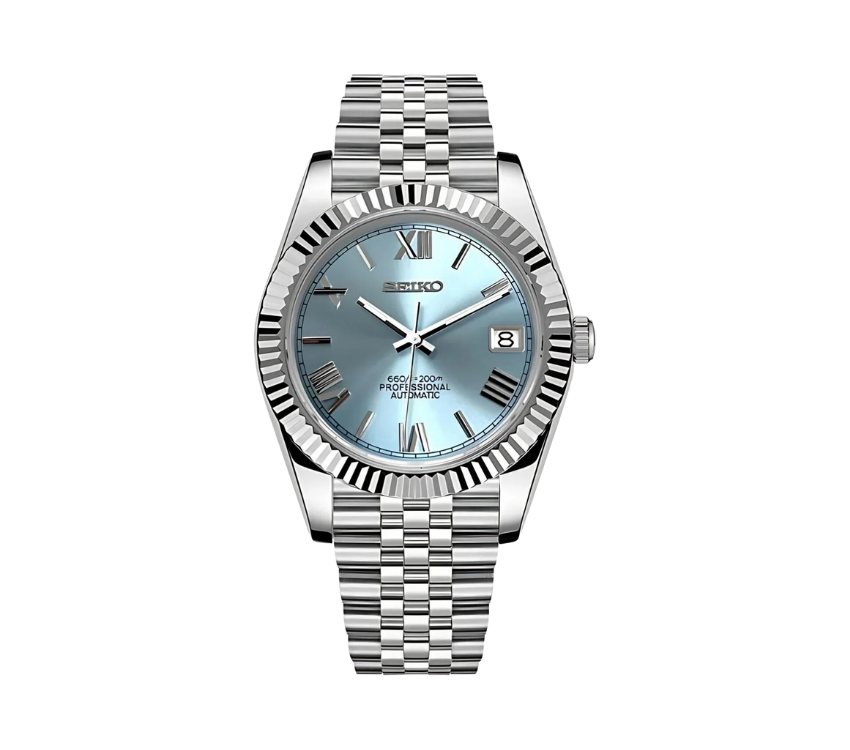 Seiko Ice Blue Romain - G-custom