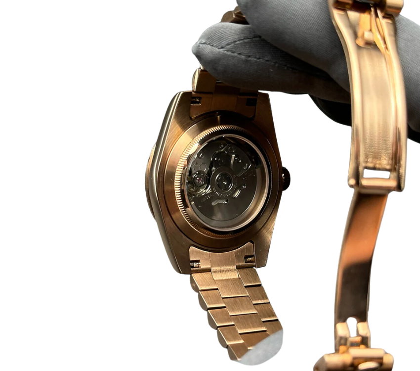 Seiko DJ Purple Gold Arabic - G-custom