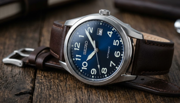 Seiko Arabic Dial Blue