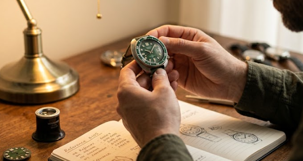 montre seiko exemple just green