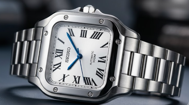 seiko mod santos montre