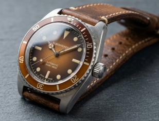 Seiko Root Beer montre de plongée vintage cadran marron dégradé